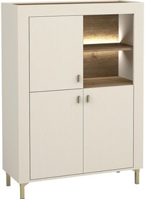 Μπουφές Mossa με φωτισμό LED-Mpez