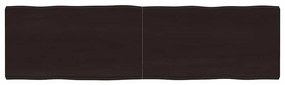 vidaXL Επιφ Τραπεζιού Αν Καφέ 180x50x(2-6)εκ.Ακατέργ. Μασίφ Ξύλο Δρυός