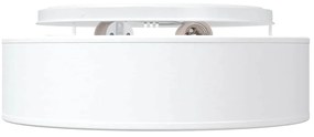 vidaXL Λάμπα Οροφής Λευκό 38 x 13.5 εκ. ύφασμα