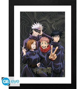 Κορνιζαρισμένη αφίσα Jujutsu Kaisen - Team Picture