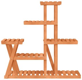 vidaXL Βάση Λουλουδιών 95x25x96 εκ. από Μασίφ Ξύλο Ελάτης