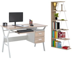 Intrahome ΣΕΤ ΓΡΑΦΕΙΟΥ 2ΤΜΧ ΜΕΛΑΜΙΝΗ ΣΕ RUSCASABLANCALTCASABLANCAIENKUCASABLANCALCASABLANCA_LUMPURURG- ΛΕΥΚΟ ΜΕΤΑΛΛΟ intraho-0007493