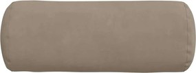 vidaXL Μαξιλάρια Στήριγμα 2 pcs Taupe Ø 15 x 40 εκ Ύφασμα Μικροΐνας