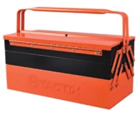 Tactix 321202 Εργαλειοθήκη Πτυσσόμενη Μεταλλική 5 Θέσεων 47 × 20.5 × 24.5cm