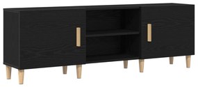vidaXL Βάση τηλεόρασης - Μαύρη Δρυς, 150x30x50 εκ, Κατασκευασμένο από Επεξεργασμένο Ξύλο