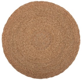 ROUND RUG CRATER  MENDONG GRASS IN NATURAL COLOR Φ120cm.