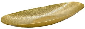 Διακοσμητική Πιατέλα 941-124-049 49x17x6cm Gold Μέταλλο