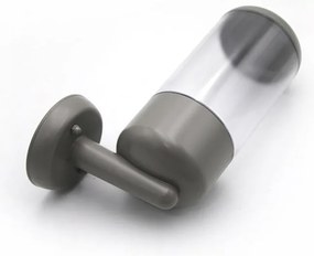 Adeleq Απλίκα PC Κύλινδρος UP Φ91mm h26cm Ντουί Ε27 IP44 Γκρι 9-2876