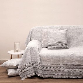 Ριχτάρι 3021 Grey Viopros Τετραθέσιο 180x320cm 100% Cotton
