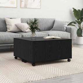 vidaXL Τραπεζάκι σαλονιού Μαύρη Οξυά 75 x 75 x 38 cm