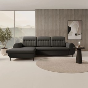 Γωνιακός καναπές Blanc-Gkri Skouro-Αριστερή