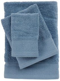 Πετσέτες Μπάνιου (Σετ 3τμχ) Das Home Best 0837 Blue 450gsm