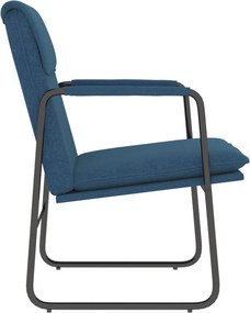 vidaXL Πολυθρόνα Μπλε 55x64x80 εκ. Υφασμάτινη