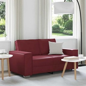 vidaXL Πολυθρόνα-καναπές Μπορντό 160 x 78 x 84 εκ. Δερματίνη