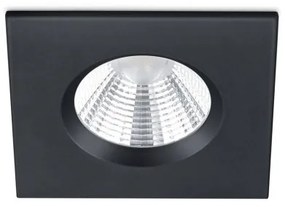 Χωνευτό Σποτ Φωτιστικό Οροφής LED 5,5W IP65 Τετράγωνο Zagros Trio Lighting-650610132-Μαύρο 650610132
