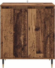 vidaXL Πλαϊνό γραφείο Παλιό Ξύλο 60 x 35 x 70 cm Επεξεργασμένο Ξύλο