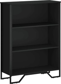 vidaXL Βιβλιοθήκη Μαύρη 80x31x106 εκ. από Επεξεργασμένο Ξύλο