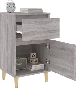 vidaXL Κομοδίνα 2 τεμ. Γκρι Sonoma 40x35x70 εκ.