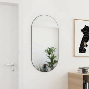 Καθρέφτης 100 x 50 εκ. Γυάλινος - Λευκό