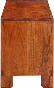 vidaXL Ντουλάπι τηλεόρασης πολύχρωμο 110x30x40 μασίφ ξύλο ακακίας