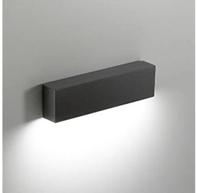 Απλίκα Φωτιστικό Τοίχου LED 4W IP65 3000K Slat Zafferano-LD0150G3-Γκρι LD0150G3