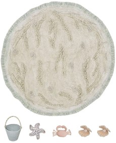 Χαλί Παιδικό Νησί LOR-C-ISLAND 120cm Beige Lorena Canals 120X120cm Round