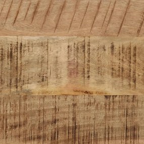 vidaXL Τραπέζι Κονσόλα 110x30x75 εκ. Μασίφ Ακατ. Ξύλο Μάνγκο/Σίδηρο