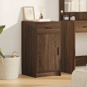 vidaXL Πλαϊνό γραφείο Καφέ δρυς 40 x 40.5 x 75 εκ Επεξεργασμένο ξύλο