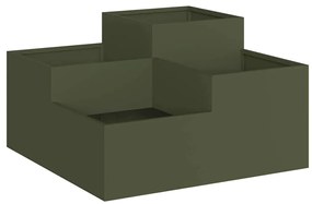 vidaXL Κηποθήκη 80 x 80 x 48 εκ. Ελιά σε Ατσάλι