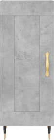 vidaXL Ντουλάπι Γκρι Σκυροδέματος 34,5x34x90 εκ. Επεξεργασμένο Ξύλο
