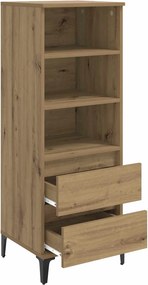 vidaXL Highboard Artisan Δρυς 40 x 36 x 110 εκ. Επεξεργασμένο Ξύλο