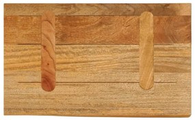 vidaXL Επιφάνεια Τραπεζιού 50x40x2,5 εκ. Live Edge Μασίφ Ξύλο Μάνγκο