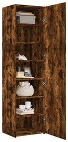 vidaXL Ντουλάπι Καπνιστή Δρυς 50x42,5x185 εκ. από Επεξεργασμένο Ξύλο