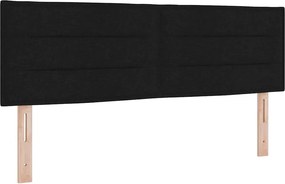 vidaXL Κεφαλάρι Μαύρο 160 cm ύφασμα