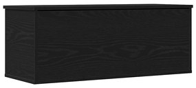 vidaXL Κουτί αποθήκευσης Μαύρη δρυς 90 x 35 x 35 cm Επεξεργασμένο ξύλο