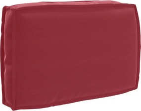 vidaXL Σετ μαξιλαριών 3 pcs Κόκκινο Ύφασμα Όξφορντ