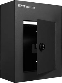 VEVOR Through The Wall Drop Box 13x7x17" Mailbox with Combination Lock Black