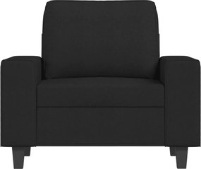 vidaXL Πολυθρόνα Μαύρη 60 εκ. από Ύφασμα