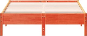 vidaXL Σκελετός Κρεβ. Χωρίς Στρώμα Καφέ Κεριού 120x190 εκ Μασίφ Πεύκο