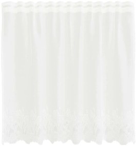 vidaXL Κουρτίνες με κουρτίνες Λευκό 500x100cm Πολυεστέρας