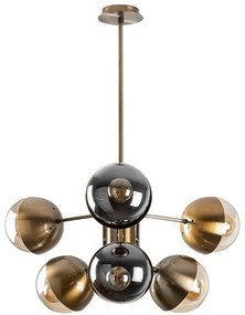 Φωτιστικό Οροφής Karsor 584TTM1259 64x64x79cm 6xE27 40W Gold Opviq
