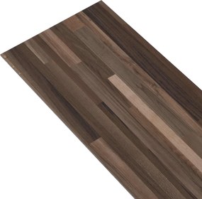 vidaXL Πλάκες Δαπέδου 36 pcs Καφέ με ρίγες 5,02 m² PVC
