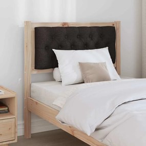 vidaXL Κεφαλάρι Άλλο Καφέ και μαύρο 75 cm Μασίφ ξύλο πεύκου