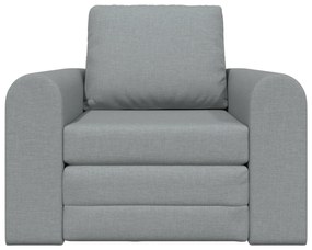 vidaXL Καναπές Κρεβάτι 2 Σε 1 Ανοιχτό Γκρι 98x71x83 εκ. Ύφασμα