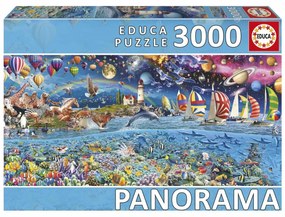 Παζλ Educa Panorama de la Vida 3000 Τεμάχια