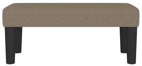 vidaXL Πάγκος Taupe 70 x 30 x 30 εκ. Υφασμάτινος