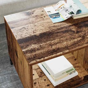 vidaXL Τραπεζάκι σαλονιού Παλαιό ξύλο 90 x 49 x 46 εκ.