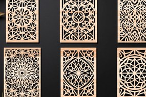 Σετ των 2 Intra απο ξύλο plywood 3mm-4mm πάχος – Σχεδιασμός σουβέρ κοπής με λέιζερ ξύλου Δίασταση 20x20 cm INTRAFABR-108320827