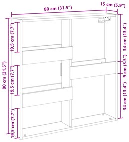 ΝΤΟΥΛΑΠΙ ΤΟΙΧΟΥ ΚΑΦΕ ΔΡΥΣ 80X15X80 ΕΚ. ΕΠΕΞΕΡΓΑΣΜΕΝΟ ΞΥΛΟ 854550