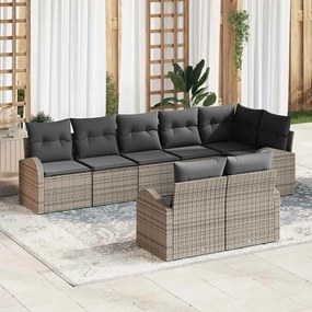 vidaXL Σετ Καναπέ Κήπου 8 pcs 289 x 124 x 85 εκ. Πολυ ράταν